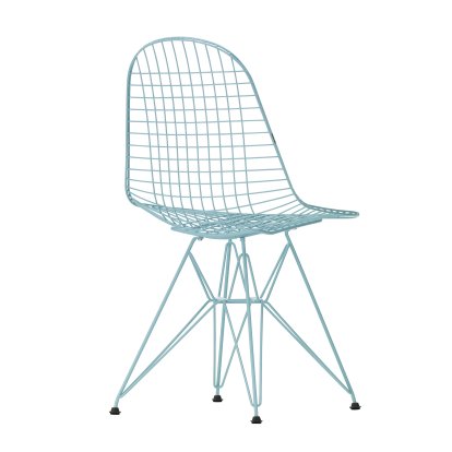Wire Chair DKR , Pulverbeschichtet sky blue