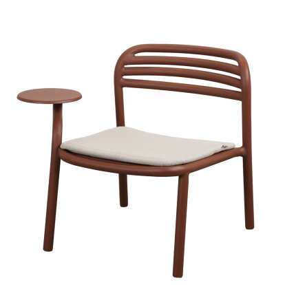 Bliss Loungesessel mit Beistelltisch, Desert red, Sand