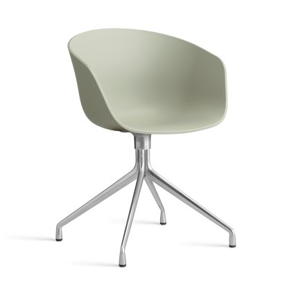 About A Chair AAC 20 Drehstuhl, Pastel green 2.0, Aluminium poliert