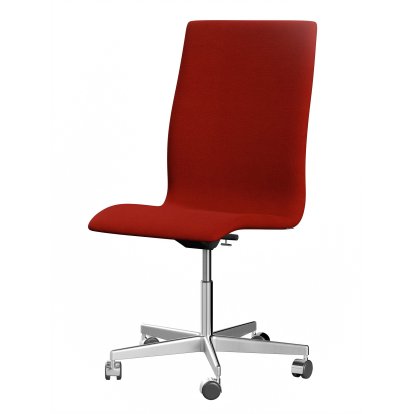 Oxford Bürodrehstuhl, Ohne Armlehnen, Mittelhoher Rücken, Rollfuß, Hallingdal 65, 600 - Orange