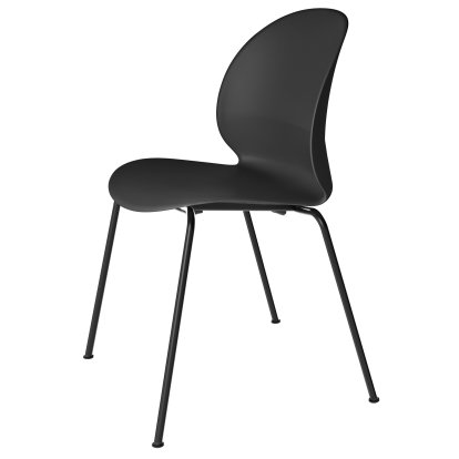 N02 Stuhl, Schwarz, Monochrom