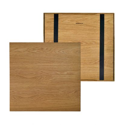 Holzauflage für USM Haller Regale, Größe M, 50 cm x 50 cm, Eiche, naturgeölt