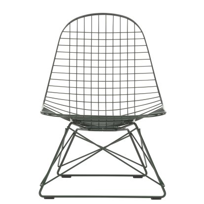 Wire Chair LKR, Pulverbeschichtet dunkelgrün glatt