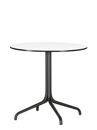Belleville Table Outdoor, Ø 79,6 cm, Vollkernmaterial weiß