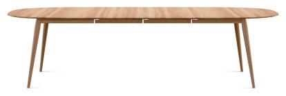 PLAYdinner Lamé, Eiche natur geölt, Mit zwei Einlegeplatten (L 180-280 cm)