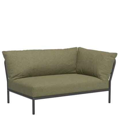 Level 2 Right Corner, Dark grey, Leaf