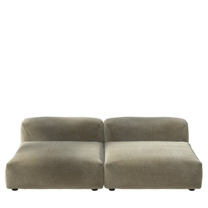 Vetsak Sofa Set 1, L, Cord velours - Khaki, Ohne Kissen