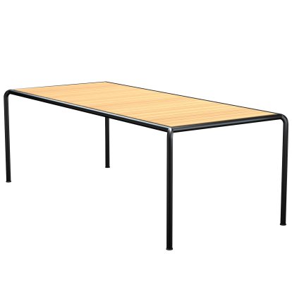 Avanti Tisch, 98 x 222 cm, Black, Kiefer