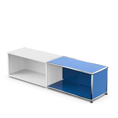 USM Haller Anbaupaket Horizontal 1, Enzianblau RAL 5010, 35 cm