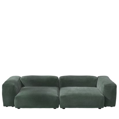 Vetsak Sofa Set 2, L, Cord velours - Hunter, Ohne Kissen