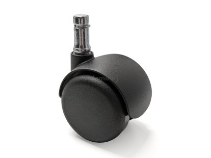 Rolle für Vitra Stühle, Für Eames Plastic Chair (Rolle schwarz), Harte Rolle für Teppichböden