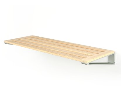 Knax Schuhablage, Ablage 8 (80 cm), Eiche geölt, Grau