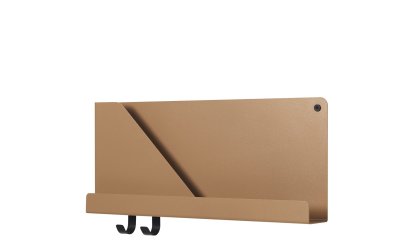 Folded Shelves, H 22 x B 51 cm, Burnt Orange