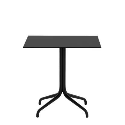 Belleville Tisch Outdoor, 75 x 75 cm, Vollkernmaterial schwarz
