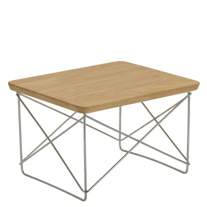 LTR Occasional Table, Kastanie massiv, Edelstahl