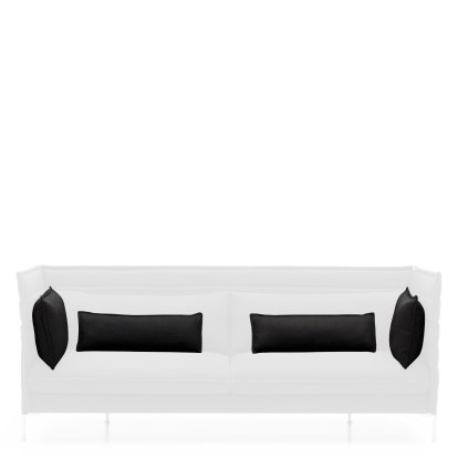 Kissensatz für Alcove Sofa, Für 2-Sitzer, Laser, Schwarz