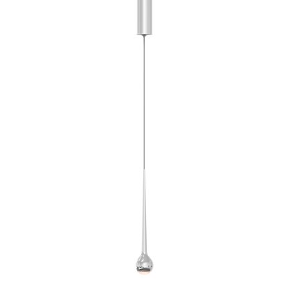 Falling Sun Pendelleuchte, Polished aluminium, 1 Schirm