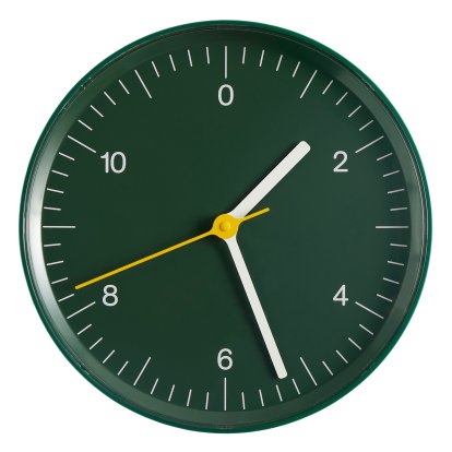 Wall Clock Wanduhr, Green
