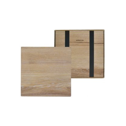 Holzauflage für USM Haller Regale, Größe M, 35 cm x 35 cm, Eiche, weißgeölt