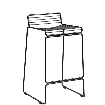 Details Hay Hee Bar Stool Hee Bar Stool, Küchenvariante: Sitzhöhe 65 cm, Black