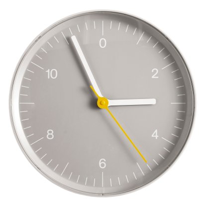 Wall Clock Wanduhr, Grey