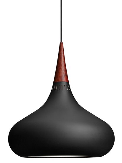 Details Fritz Hansen Orient Pendelleuchte Orient Pendelleuchte, P3 (Ø 50 cm), Schwarz