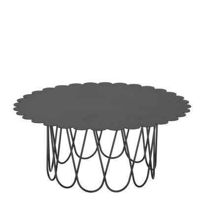 Flower Table, Ø 80 cm, Anthrazit