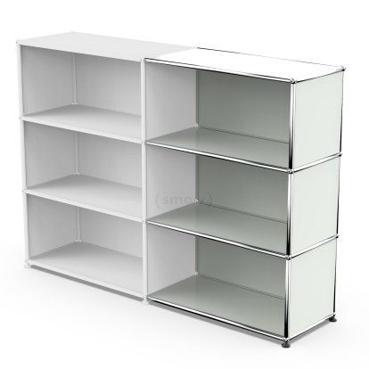 USM Haller Anbaupaket Horizontal 3, Lichtgrau RAL 7035, 35 cm