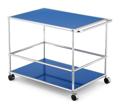 USM Haller Servierwagen Typ I, Enzianblau RAL 5010