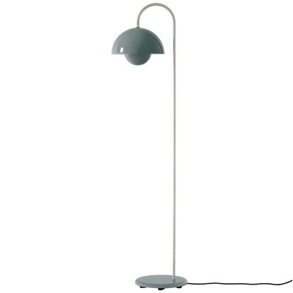 Flowerpot VP12 Stehleuchte, Stone blue