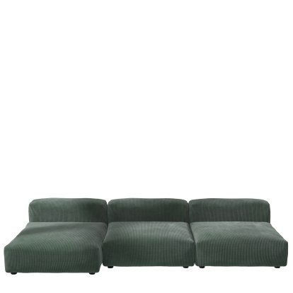 Vetsak Sofa Set 4, Cord velours - Hunter, Ohne Kissen