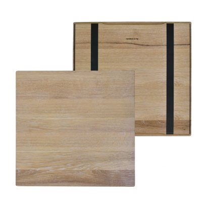 Holzauflage für USM Haller Regale, Größe M, 50 cm x 50 cm, Eiche, weißgeölt