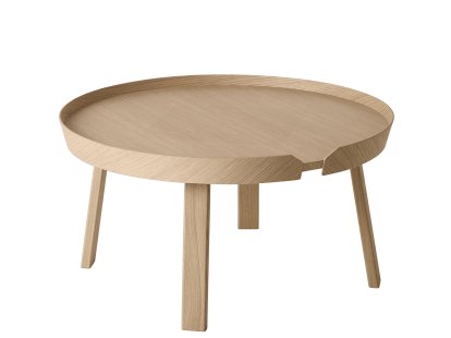 Around Coffee Table, Groß (H 36 x Ø 72 cm), Eiche natur