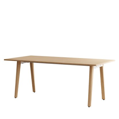 New Modern Esstisch rechteckig, Holz, 190 x 95 cm