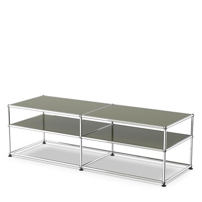 Details USM Haller USM Haller Beistelltisch Typ 1 USM Haller Beistelltisch Typ 1, Metall, Olivgrün RAL 6003