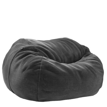 Vetsak Beanbag, L (H 90 x Ø 140 cm), Cord velours - Dark grey