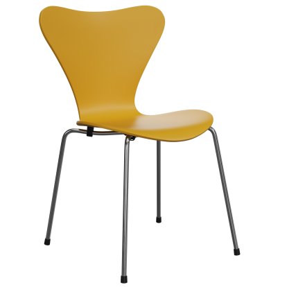 Serie 7 Stuhl Verner Panton 100 Edition, Yellow