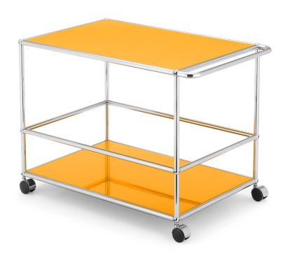 USM Haller Servierwagen Typ I, Goldgelb RAL 1004
