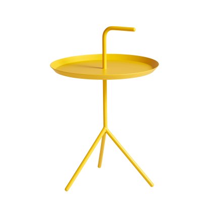 DLM - Don't Leave Me Beistelltisch, Ø 38 x H 58 cm, Sun yellow