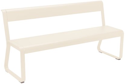 Bellevie Bank mit Rückenlehne, Beige Latte