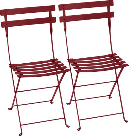 Bistro Klappstuhl 2er-Set, Chili