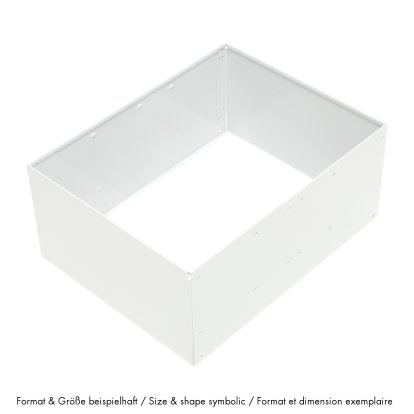 USM Einlegerahmen für USM Haller Ausziehtür, 50 x 50 x 35, Reinweiß RAL 9010