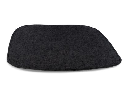 Sitzauflage für Eames Armchairs, Mit Polster, graphit meliert
