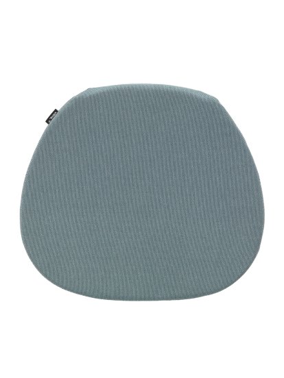 Soft Seats, Typ B (B 41,5 x T 37 cm), Stoff Simmons (outdoor), Weiß / Stahlblau