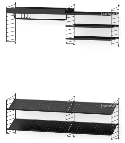 Details String Furniture String System Garderobe String System Garderobe