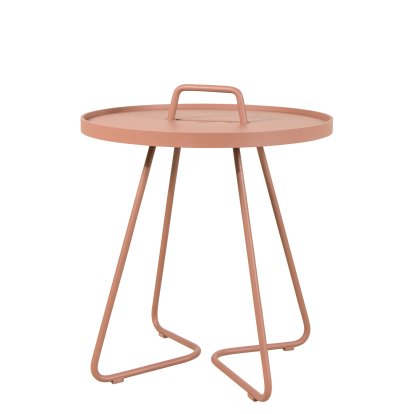 On-the-move Beistelltisch, Klein - H 54 cm x Ø 44 cm, Dark rose