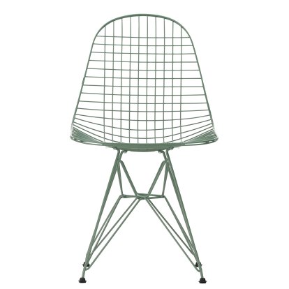 Wire Chair DKR , Pulverbeschichtet eames sea foam green