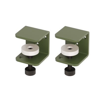 Tiptoe Klemme für Wandregale (2er-Pack), Rosmaringrün