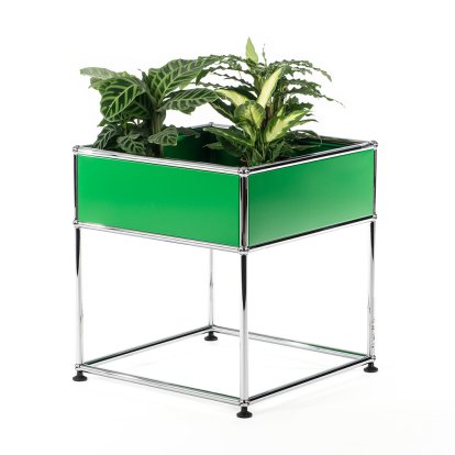 USM Haller Pflanzenbeistelltisch Typ 2, USM grün, 50 cm