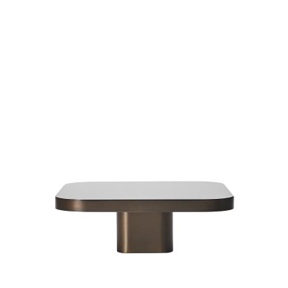 Bow Coffee Table, Messing brüniert, H 25 x B 70 x T 70
